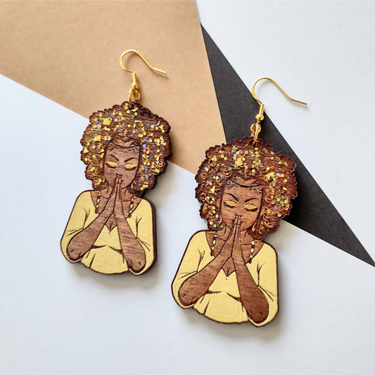 Peace Be With You Earrings